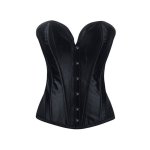 Satin Midnight Seductress Steel Boned Corset