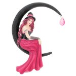 Sabrina Fantasy Art Witch Ornament by Jessica Galbreth
