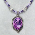 Thistle Queen Fairy Necklace by Amy Brown