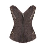 Steam Punk Chic Steel Boned Corset Also Plus Sizes
