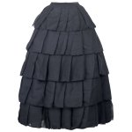 Elegant Enchantress Long Black Skirt Also in Plus Sizes