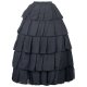 Elegant Enchantress Long Black Skirt Also in Plus Sizes