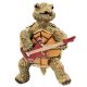 Playing Guitar Turtle Figurine Trinket Box by Keren Kopal