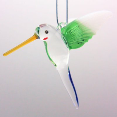 Hummingbird Ornament Handmade Glass by Egyptian Museum