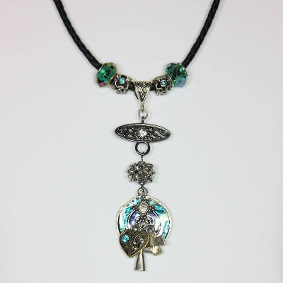 Teal Mystical Enchantment Pendant Necklace