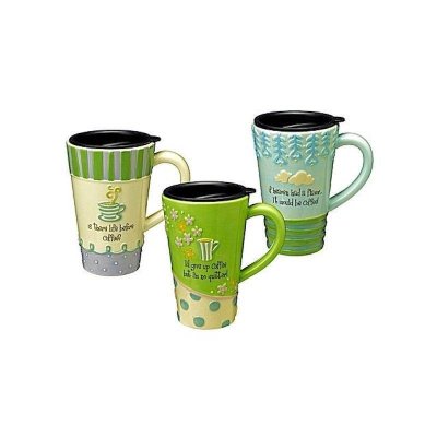 Funny Saying Ceramic Travel Coffee Mug
