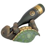 Slow but Steady Turtle Wine Holder Figurine