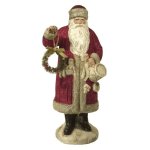Charming Red Vintage Style Christmas Santa Figurine