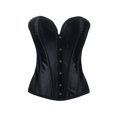 Satin Midnight Seductress Steel Boned Corset