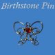 July Birthstone Butterfly Lapel Pin
