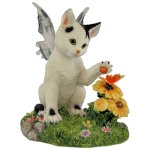 Darby Cat Fairy Figurine by Faerie Glen