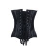 Satin Midnight Seductress Steel Boned Corset