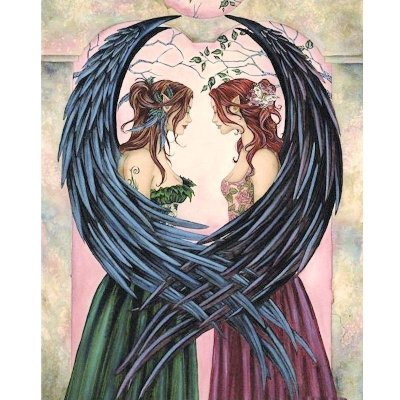 Sisters Fairy Fantasy Art by Amy Brown