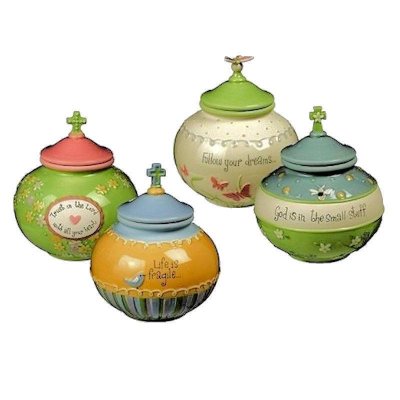 Inspirationsl Saying Decorative Jar & Lid