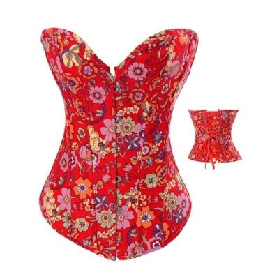 Charming Floral Fantasy Corset