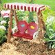Swing Figurine Covered Fairy Garden Furniture