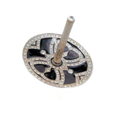 Crystal Elegance Black Ring Holder by Spring Street Design