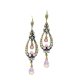 Opal Delight Chandelier Earrings by Anne Koplik Designs