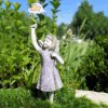 Emily Flying a Kite Fairy Garden Figurine