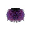 Brilliantly Fluffy Black & Purple Tulle Tutu Skirt