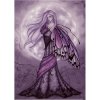 Silver Moon Fairy Mouse Pad by Jessica Galbreth