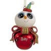 Cartoon Jingle Bell Character Christmas Ornament