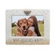 Pet Photo Frame Who Rescued Who by Grasslands Road