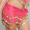 Gold Coin Hip Scarf Belly Dance Costume