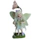 Springtime Woodland Fairy Porcelain Doll Table Lamp