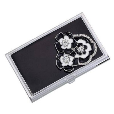 Casablanca Flowers Credit Card Wallet Spring Street Design
