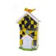 Checker Style Mansion for Birds Trinket Box Birdhouse