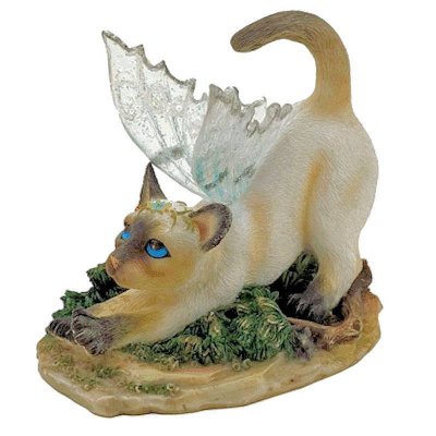 Duchess Cat Fairy Figurine by Faerie Glen