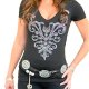 Lavish Lady Rhinestone Shirt by Sabrina Barnett