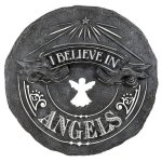 I Believe In Angels Garden Sign or Stepping Stone