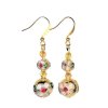 Cloisonne Balls Beaded Earrings