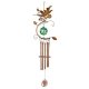 Butterfly Wind Chime with Glass Ball