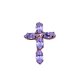 Crystal Cross Lapel Pin or Brooch