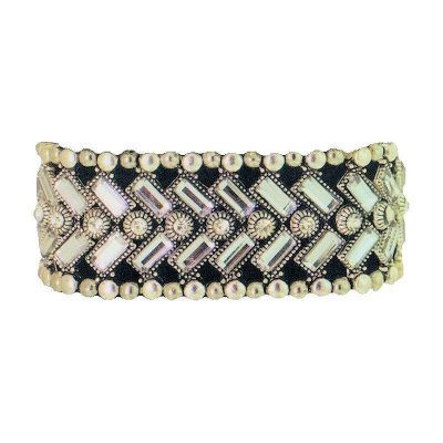 Geometric Crystal Designs Bracelet by I Love Bracelets