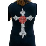 The Rose Rhinestone Shirt by Sabrina Barnett