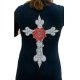 The Rose Rhinestone Shirt by Sabrina Barnett