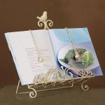Bird Metal Cook Book Stand Vintage Style