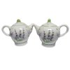 Floral Teapot Figurine Salt & Pepper Sets