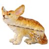 Fox Figurine Trinket Box by Keren Kopal