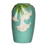Angel Trumpet Flowers Sculpted Lamp Base