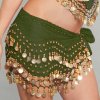 Gold Coin Hip Scarf Belly Dance Costume