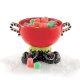 Elf Christmas Footed Serving Bowl with Handles