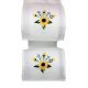 Sunflower Design Handmade Linen Toilet Paper Holder