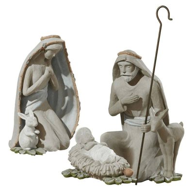 Christmas Nativity Set Holy Family Garden Figurines