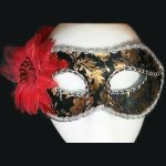 Carnival Design Venetian Mask Tie on Style
