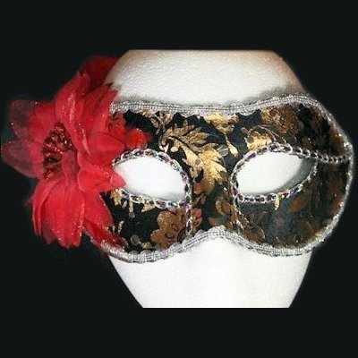 Carnival Design Venetian Mask Tie on Style